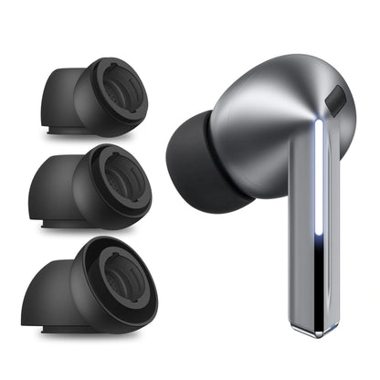 Tampões Techsuit ET3 para Samsung Galaxy Buds3 Pro, Tamanho S / M / L, Brancos