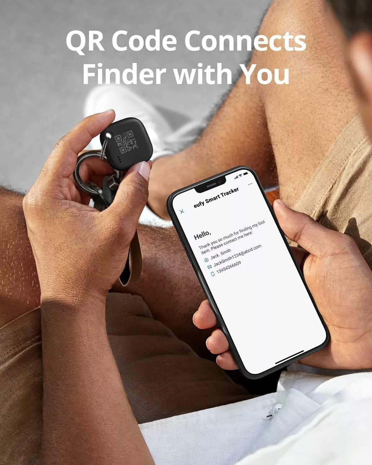 Eufy Security SmartTrack Link para iOS Series, Conjunto de 2 Peças, Preto E87B0011