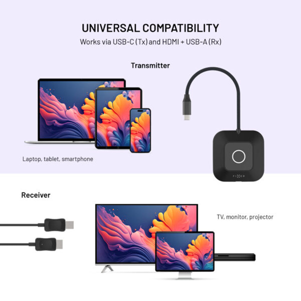 Extender Wireless HDMI Fixed AirLink, 1080P, Preto
