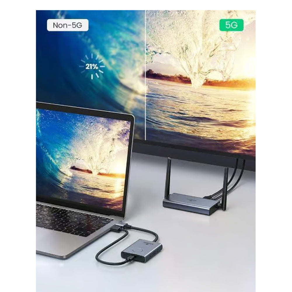 Extender Wireless HDMI UGREEN CM506, 1080P, Cinzento