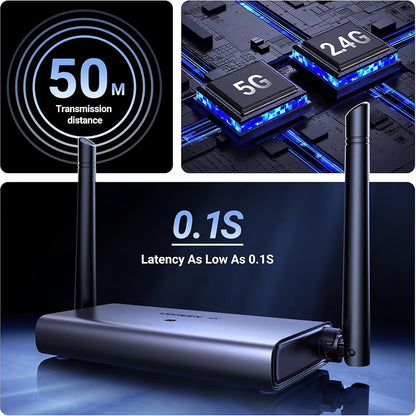 Extender Wireless HDMI UGREEN CM586, 4K, Preto