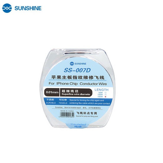 Fio de Cobre Sunshine SS-007D, 0,01mm, 150m