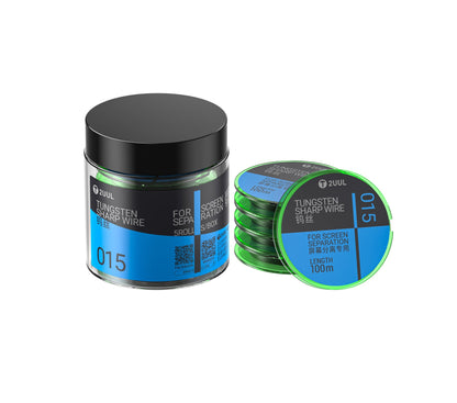 Fio de Tungsténio 2UUL WS-015, 0,015mm, 100m, Conjunto de 5 unidades
