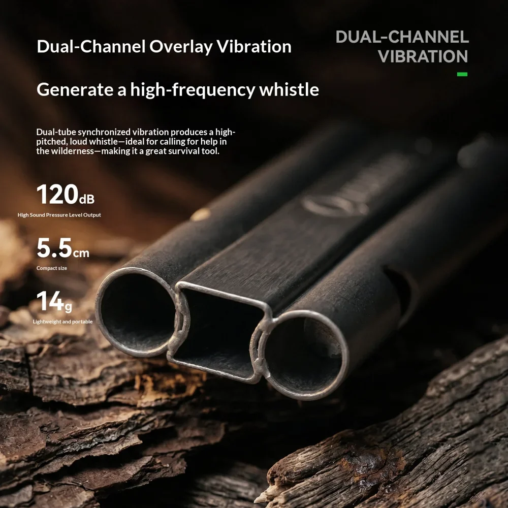 Survival / Emergency Whistle Qunature, Gray