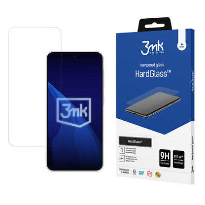 Película protetora de ecrã 3MK HardGlass para Samsung Galaxy A37 5G, Vidro Temperado, Cola Total