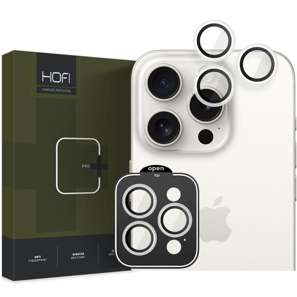 Película protetora para a câmara traseira HOFI CamRing PRO+ para Apple iPhone 15 Pro Max / 15 Pro, proteção de vidro