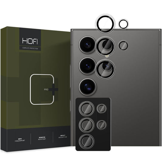 Película de proteção para Câmara Traseira HOFI CamRing PRO+ para Samsung Galaxy S25 Ultra S938, Vidro Temperado, Preto