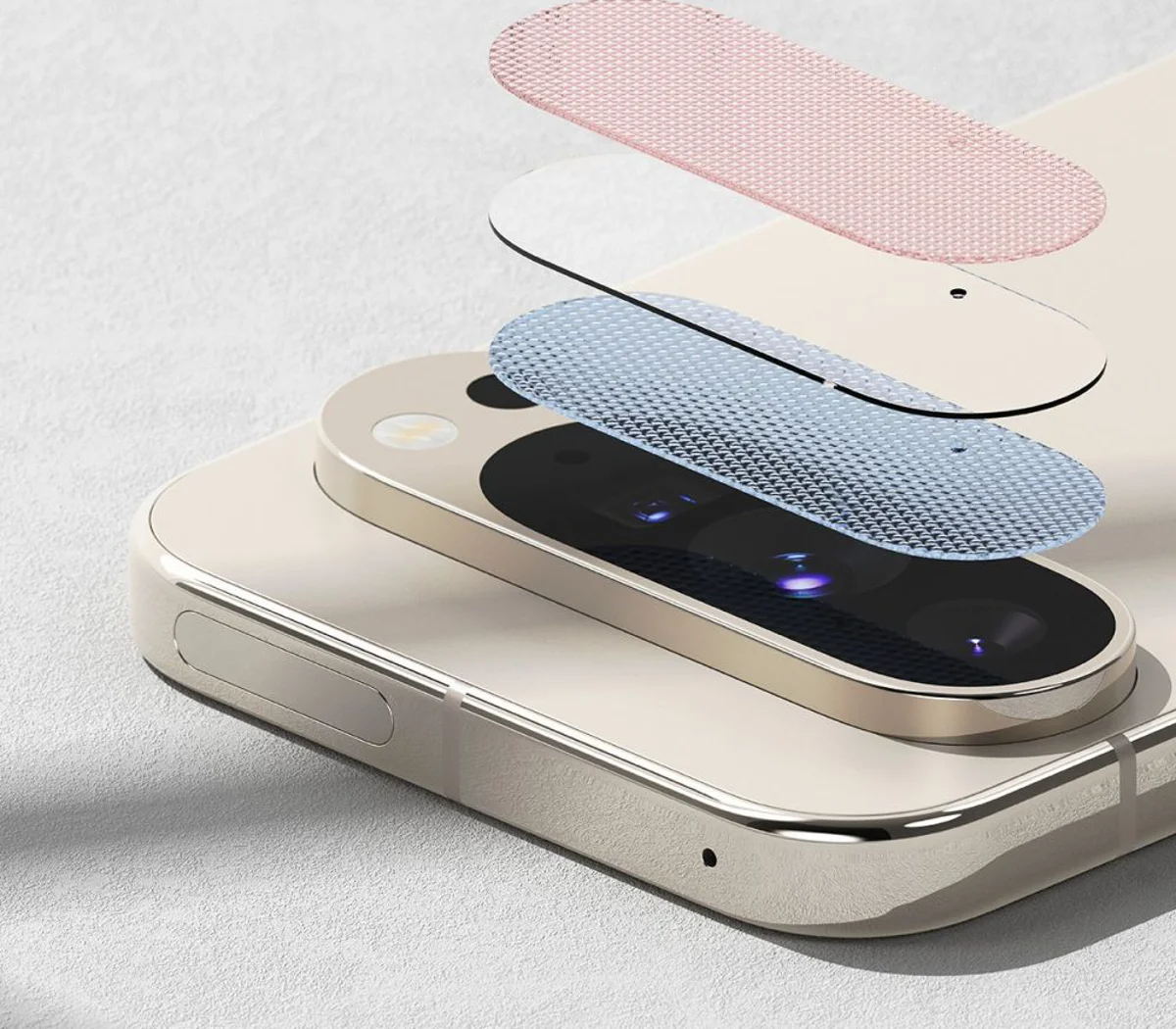 Película protetora para Câmara Traseira Ringke para Google Pixel 10 Pro XL, Vidro Temperado, Conjunto de 2 peças, Transparente