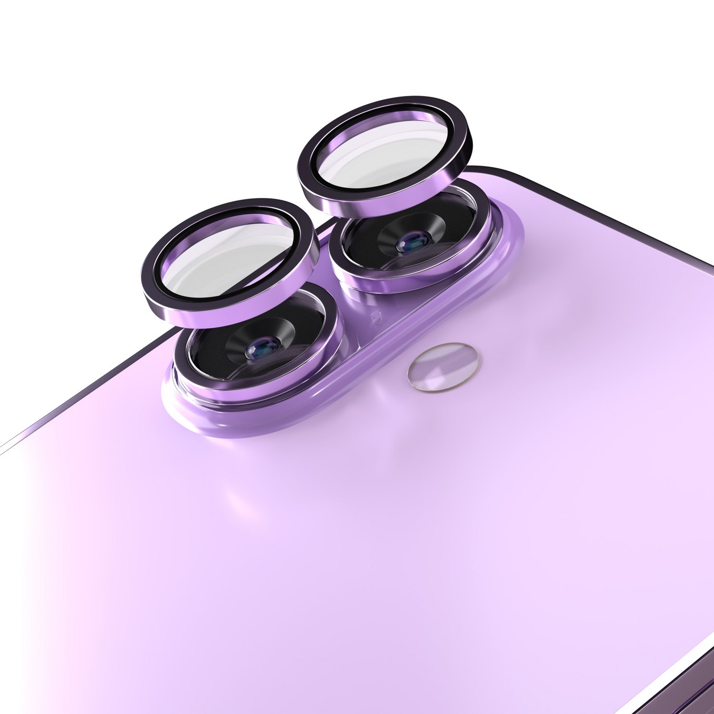 Película protetora para Câmara Traseira Etteri para Apple iPhone 17, Vidro Temperado, Roxo