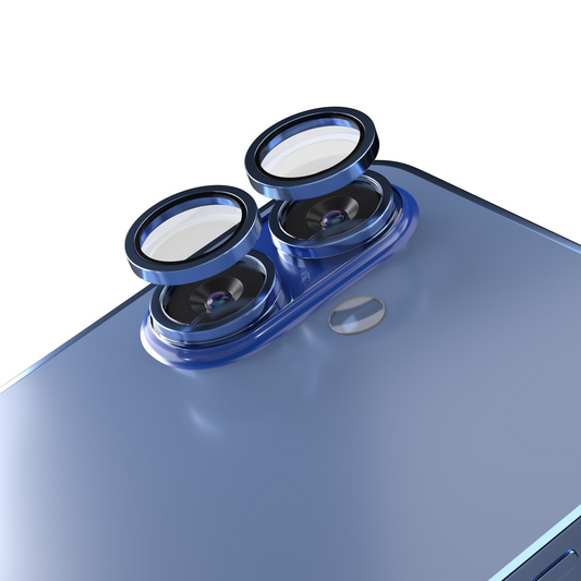 Película protetora para Câmara Traseira Etteri para Apple iPhone 16 Plus / 16, Vidro Temperado, Azul