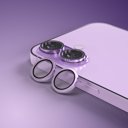 Película protetora para Câmara Traseira Etteri para Apple iPhone 17, Vidro Temperado, Roxo