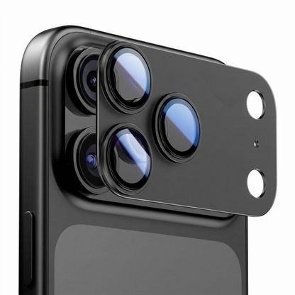 Película protetora para Câmara Traseira Tech-Protect CamFull Fit+ para Apple iPhone 18 Pro, Vidro Temperado, Preto