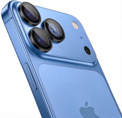 Película protetora para Câmara Traseira Tech-Protect CamRing Fit+ para Apple iPhone 18 Pro / 18 Pro Max, Vidro Temperado, Preto