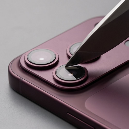 Película protetora para Câmara Traseira Tech-Protect CamFull Fit+ para Apple iPhone 18 Pro Max, Vidro Temperado, Vinho