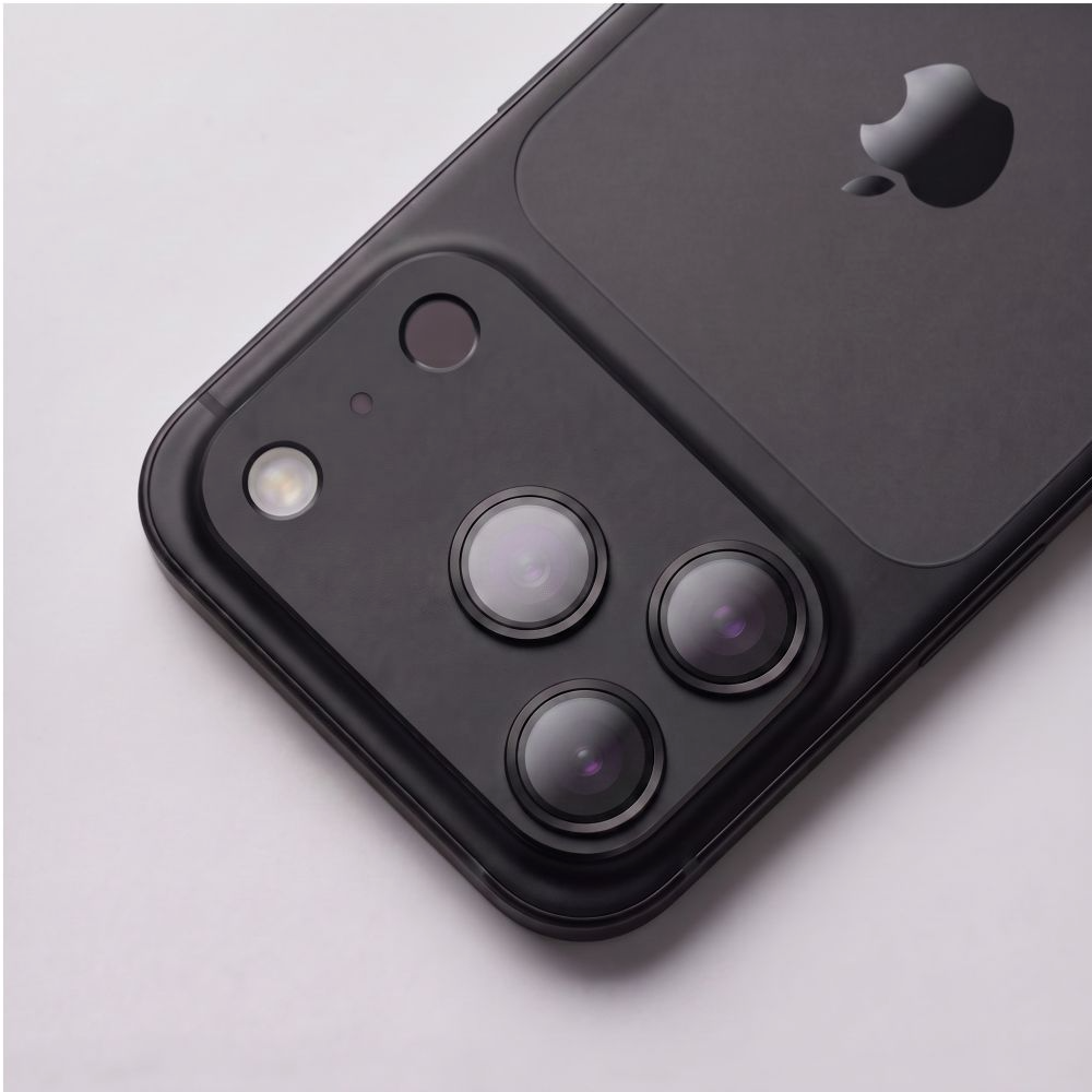 Película protetora para Câmara Traseira Tech-Protect CamFull Fit+ para Apple iPhone 18 Pro, Vidro Temperado, Preto