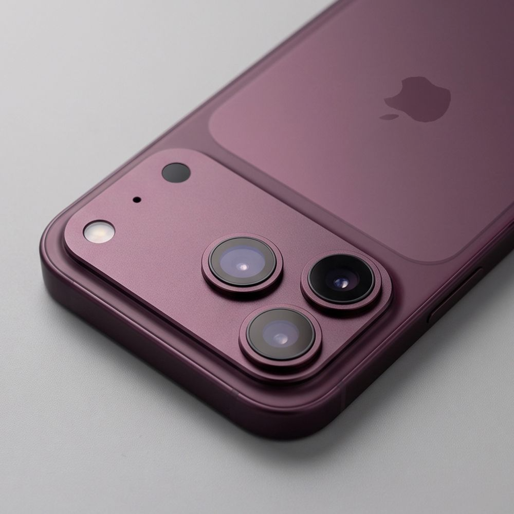 Película protetora para Câmara Traseira Tech-Protect CamFull Fit+ para Apple iPhone 18 Pro Max, Vidro Temperado, Vinho