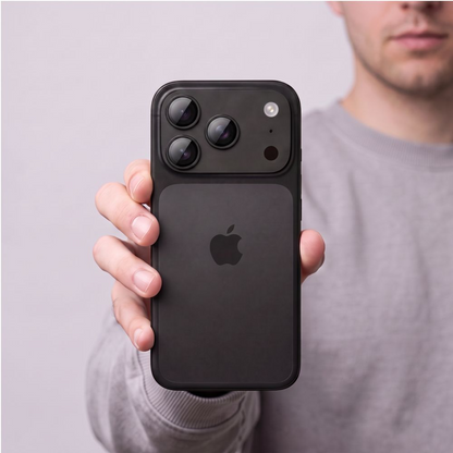 Película protetora para Câmara Traseira Tech-Protect CamFull Fit+ para Apple iPhone 18 Pro, Vidro Temperado, Preto