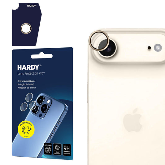 Película Protetora Traseira 3MK Hardy Protection Pro para Apple iPhone 17 Air, Vidro Temperado, Dourada