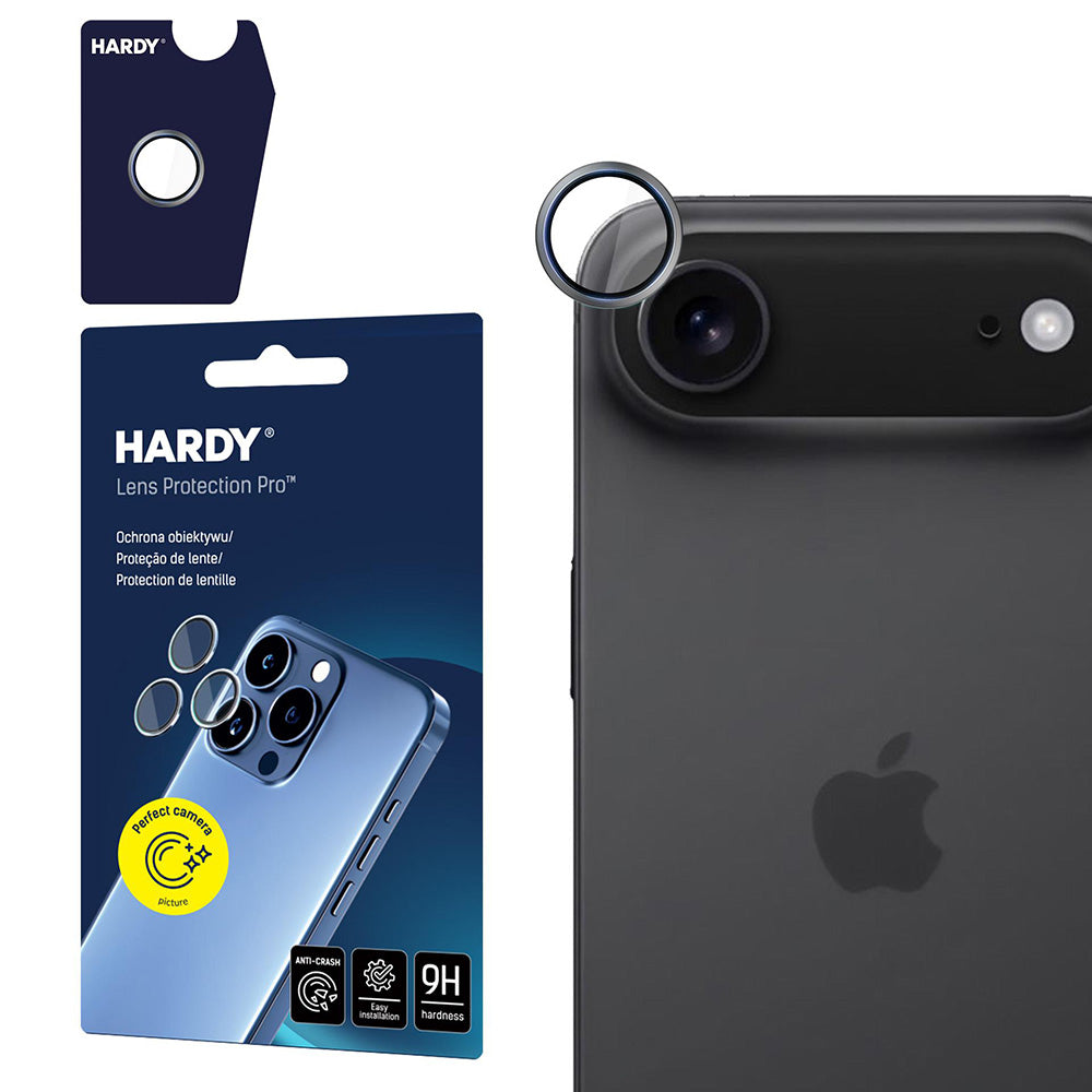Película Protetora Traseira 3MK Hardy Protection Pro para Apple iPhone 17 Air, Vidro Temperado, Cinza