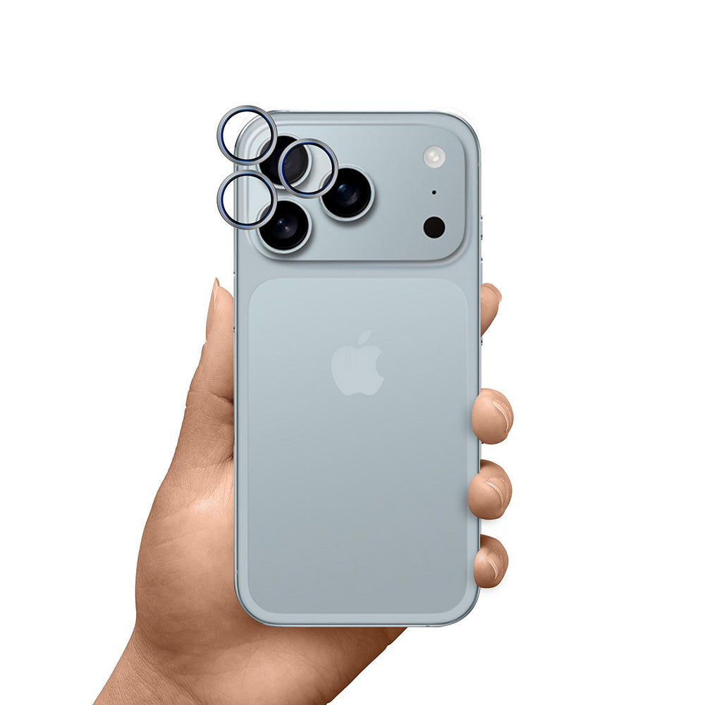Película Protetora Traseira 3MK Hardy Protection Pro para Apple iPhone 17 Pro Max / 17 Pro, Vidro Temperado, Bege