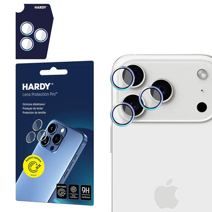 Película Protetora Traseira 3MK Hardy Protection Pro para Apple iPhone 17 Pro Max / 17 Pro, Vidro Temperado, Multicolor