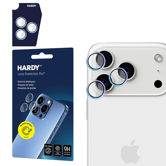 Película Protetora Traseira 3MK Hardy Protection Pro para Apple iPhone 17 Pro Max / 17 Pro, Vidro Temperado, Multicolor