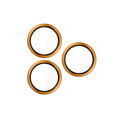 Película Protetora de Câmera Traseira 3MK Hardy Protection Pro para Apple iPhone 17 Pro Max / 17 Pro, Vidro Temperado, Laranja