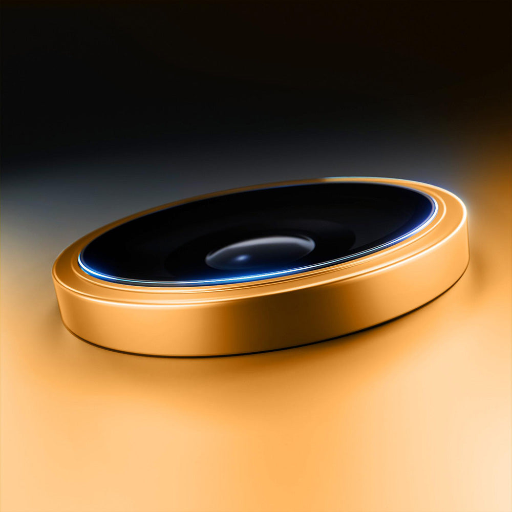 Película Protetora de Câmera Traseira 3MK Hardy Protection Pro para Apple iPhone 17 Pro Max / 17 Pro, Vidro Temperado, Laranja