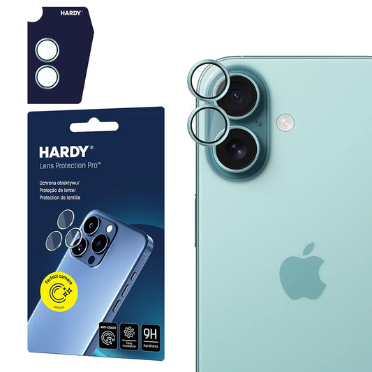 Película Protetora Traseira 3MK Hardy Protection Pro para Apple iPhone 17, Vidro Temperado, Verde