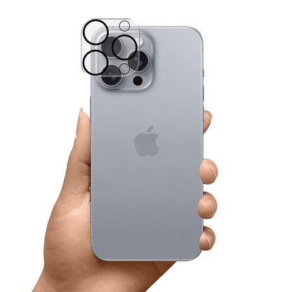 Película Protetora de Câmera Traseira 3MK Pro Full Cover para Apple iPhone 17, Vidro Temperado, Preta