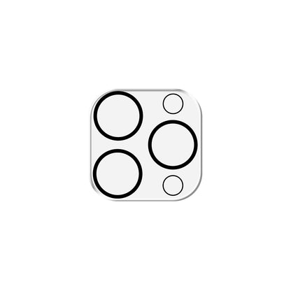Película Protetora de Câmera Traseira 3MK Pro Full Cover para Apple iPhone 17, Vidro Temperado, Preta