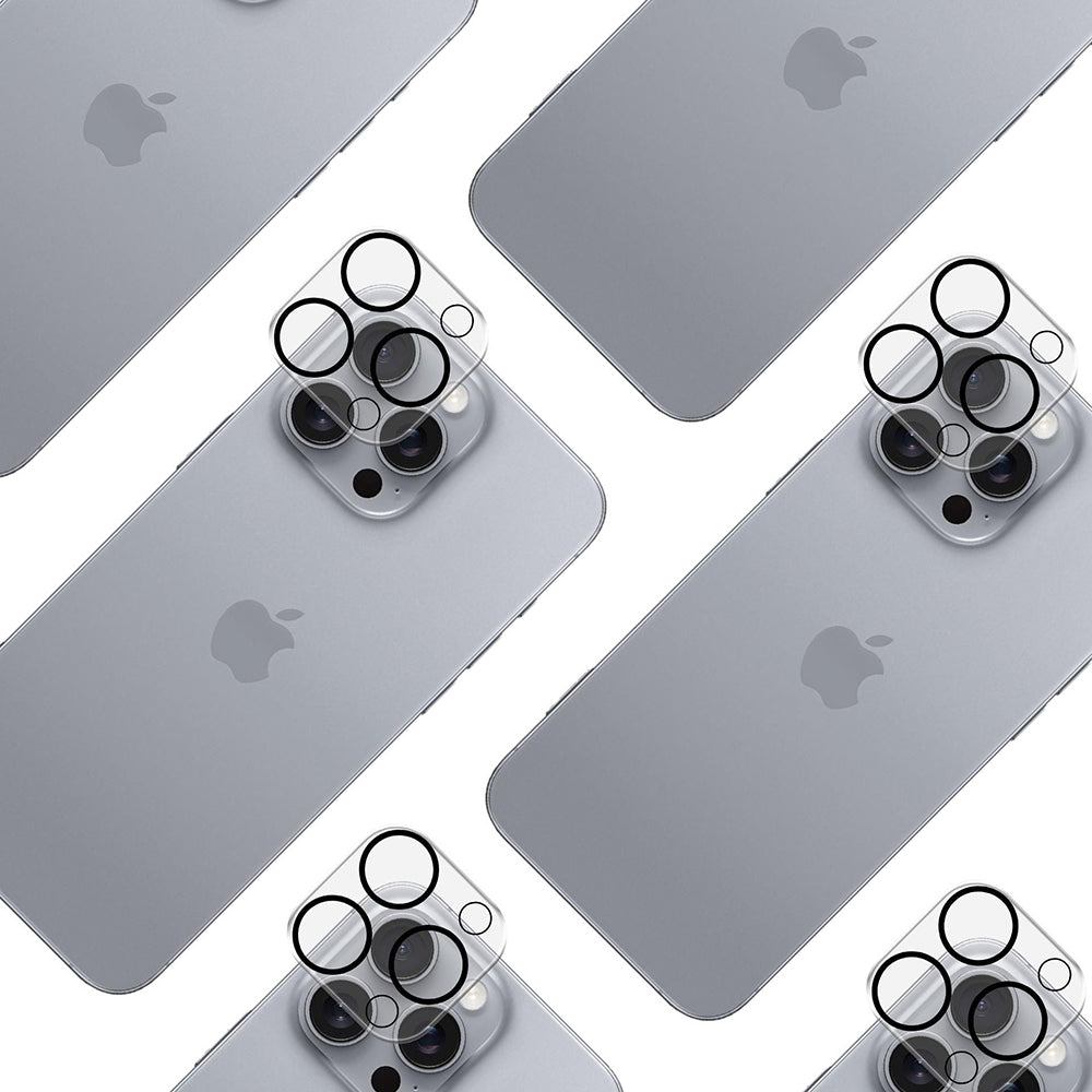 Película Protetora de Câmera Traseira 3MK Pro Full Cover para Apple iPhone 17, Vidro Temperado, Preta