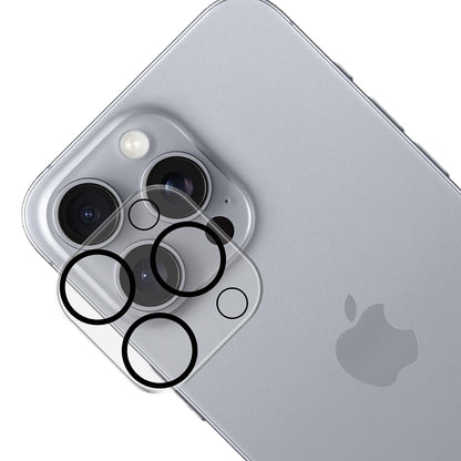 Película Protetora de Câmera Traseira 3MK Pro Full Cover para Apple iPhone 17, Vidro Temperado, Preta