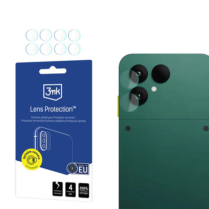 Película protetora para Câmara Traseira 3MK Protection para Fairphone 6, Vidro Temperado, Conjunto de 4 unidades, Transparente