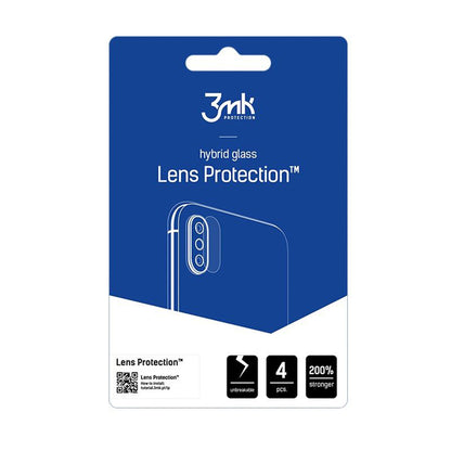 Back Camera Protection Film 3MK Protection for Google Pixel 10a, Flexible Glass, Set of 4 pieces, Transparent