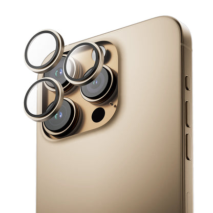 Película protetora para Câmara Traseira Anank AR para Apple iPhone 16 Pro Max / 16 Pro, Vidro Temperado, Dourada