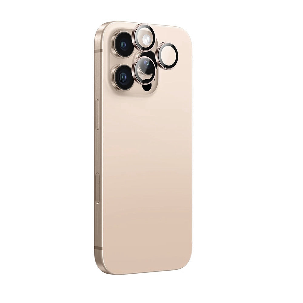 Película protetora para Câmara Traseira Anank AR para Apple iPhone 16 Pro Max / 16 Pro, Vidro Temperado, Dourada