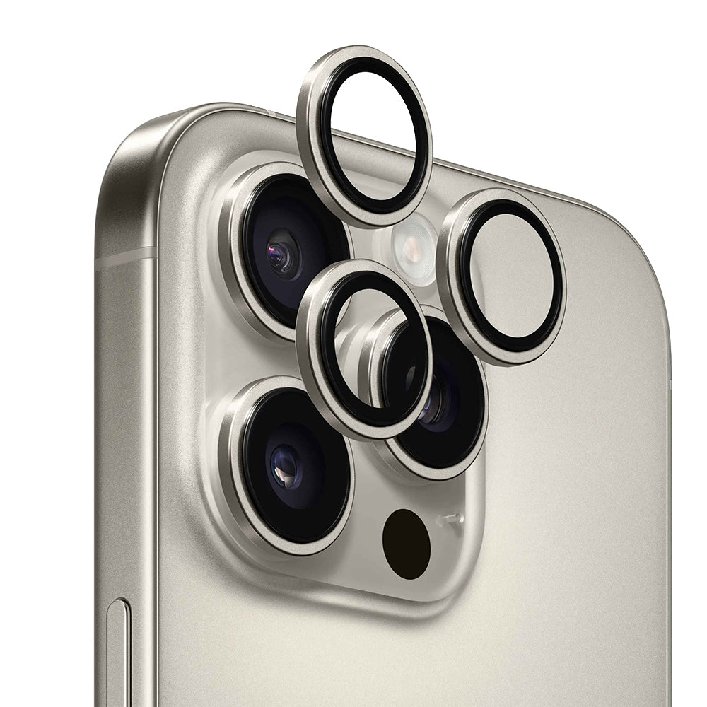 Película protetora para Câmara Traseira Anank AR para Apple iPhone 16 Pro Max / 16 Pro, Vidro Temperado, Cinzento Metálico