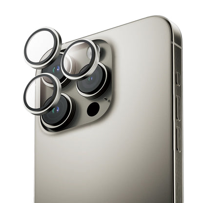 Película protetora para Câmara Traseira Anank AR para Apple iPhone 16 Pro Max / 16 Pro, Vidro Temperado, Cinzento Metálico