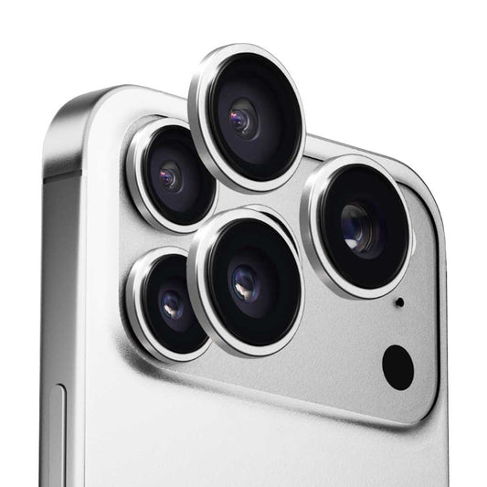 Película Protetora de Câmera Traseira Anank AR para Apple iPhone 17 Pro Max / 17 Pro, Vidro Temperado, Prateada
