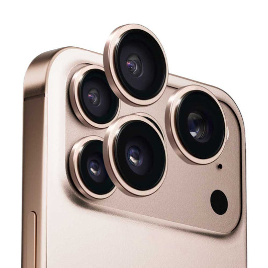 Película Protetora de Câmera Traseira Anank AR para Apple iPhone 17 Pro Max / 17 Pro, Vidro Temperado, Dourada