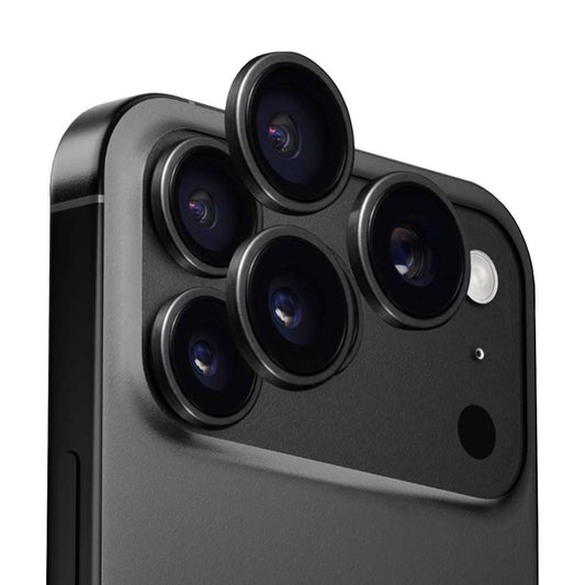 Película Protetora de Câmera Traseira Anank AR para Apple iPhone 17 Pro Max / 17 Pro, Vidro Temperado, Preta