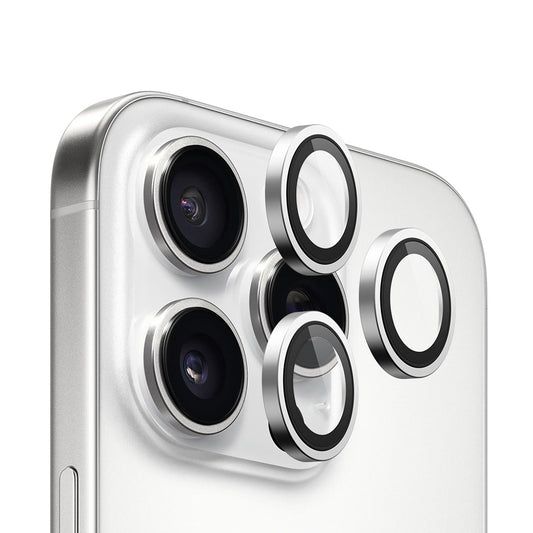 Película protetora para Câmara Traseira Blueo 99 Anti-Reflexo HD para Apple iPhone 16 Pro Max / 16 Pro, Vidro Temperado, Prateada