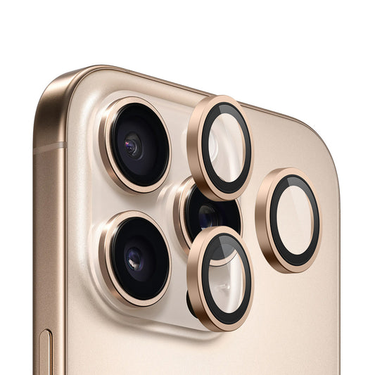 Película protetora para Câmara Traseira Blueo 99 Anti-Reflexo HD para Apple iPhone 16 Pro Max / 16 Pro, Vidro Temperado, Bronze