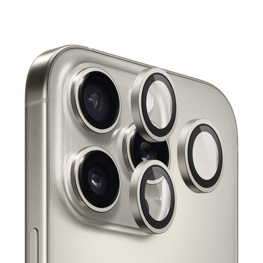 Película protetora para Câmara Traseira Blueo 99 Anti-Reflexo HD para Apple iPhone 16 Pro Max / 16 Pro, Vidro Temperado, Cinza Metálico