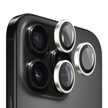Película protetora para Câmara Traseira Blueo Metal Frame para Apple iPhone 14 Pro Max / 14 Pro, Vidro Temperado, Dourada