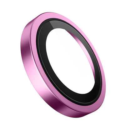 Película protetora para Câmara Traseira Blueo Metal Frame para Apple iPhone 16 Plus / 16, Vidro Temperado, Rosa