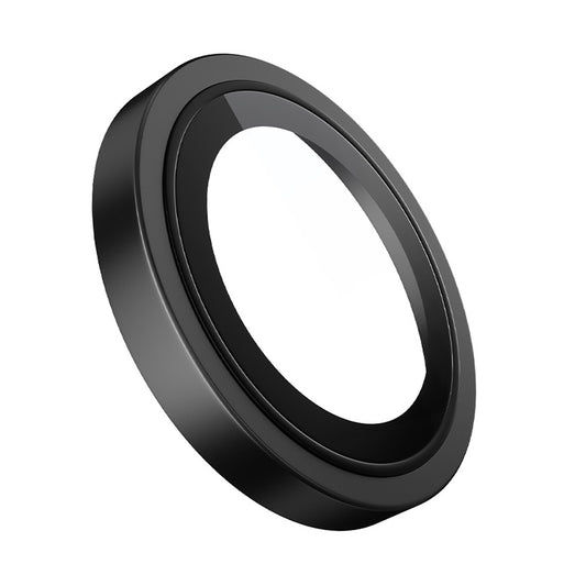 Película protetora para Câmara Traseira Blueo Metal Frame para Apple iPhone 16 Pro Max / 16 Pro, Vidro Temperado, Preto