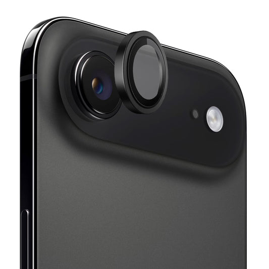 Película Protetora de Câmera Traseira Blueo Metal Frame para Apple iPhone 17 Air, Vidro Temperado, Preta