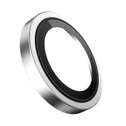 Película Protetora de Câmera Traseira Blueo Metal Frame para Apple iPhone 17, Vidro Temperado, Prateada